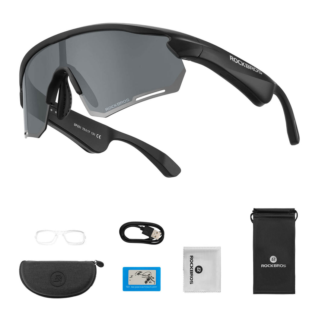 Elektronische Brille Intelligente Fahrradbrille Selbsttönend/Polarisiert