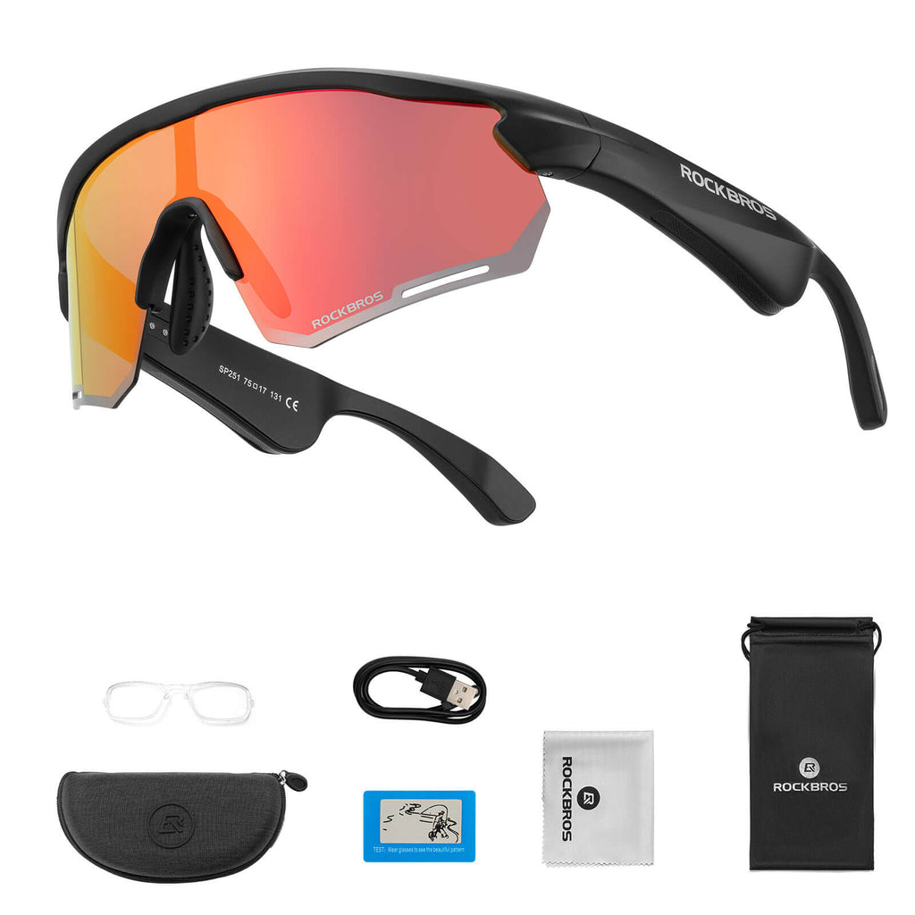 Elektronische Brille Intelligente Fahrradbrille Selbsttönend/Polarisiert