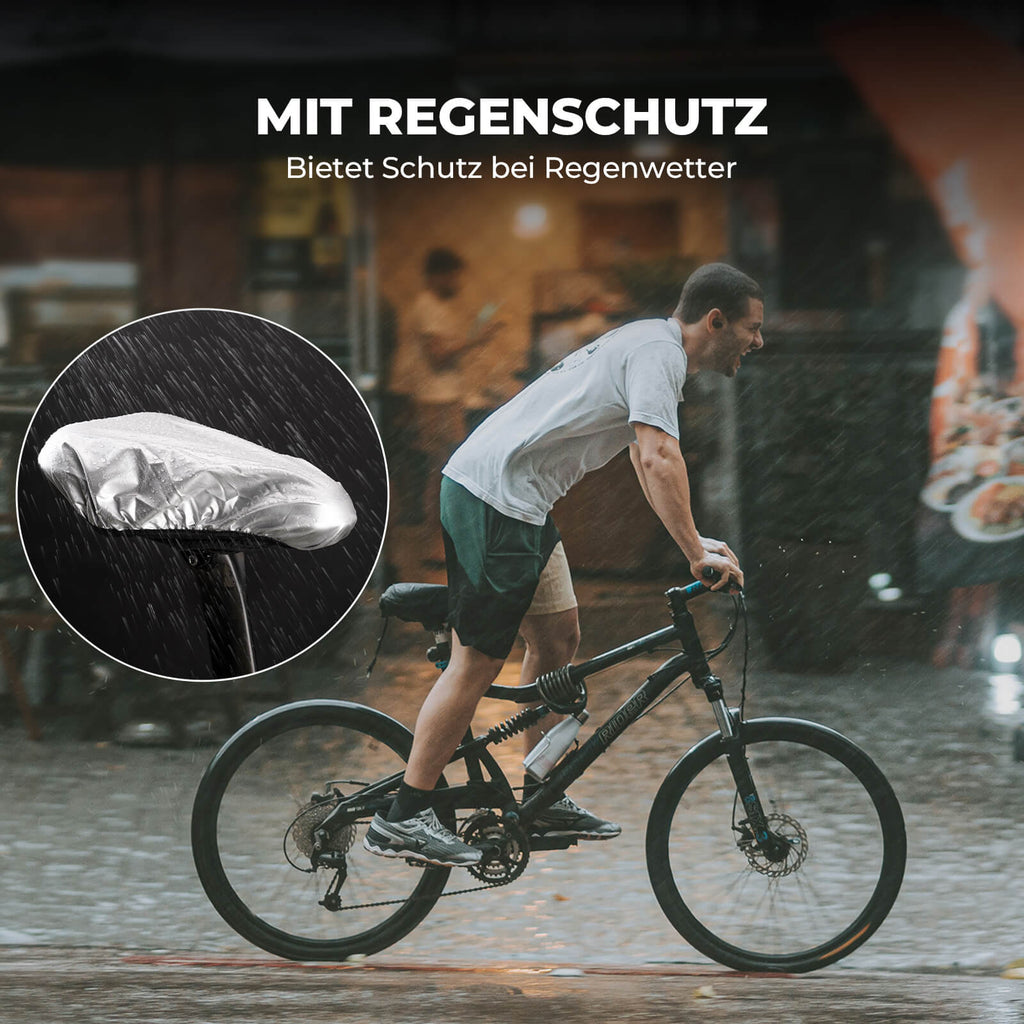 Fahrrad Aufblasbarer Sattelbezug Gepolstert mit Überzug