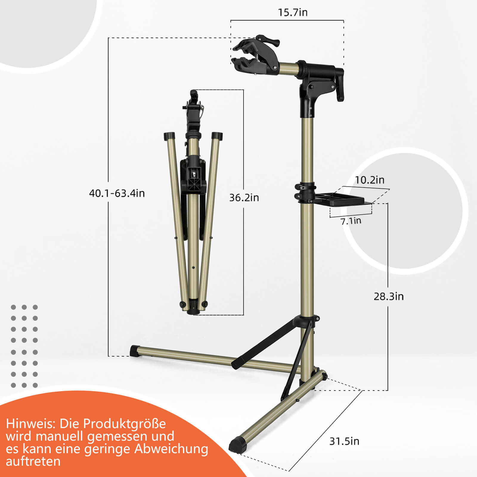 ROCKBROS Fahrrad Montageständer Fahrradhalter 65lbs für MTB Rennrad E-Bike