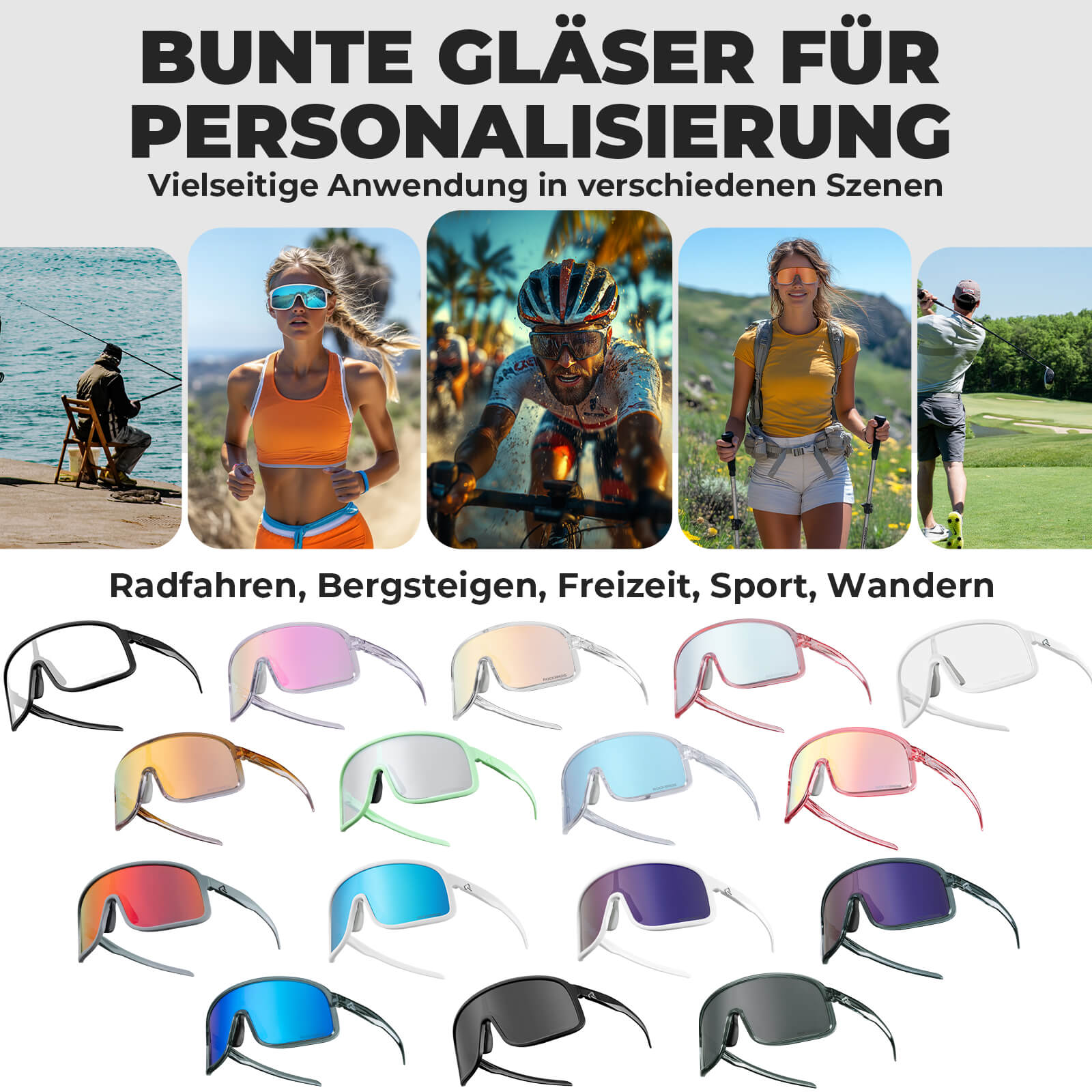 Anti-Beschlag Sonnenbrille Selbsttönend – SHOWDOW Serie