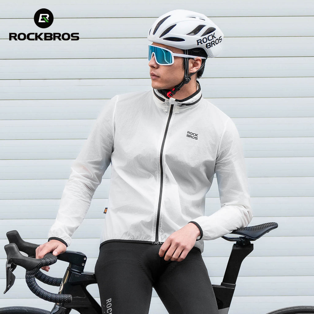 Leichte Fahrradjacke Nachleuchtend Faltbar Sommer Herren/Damen