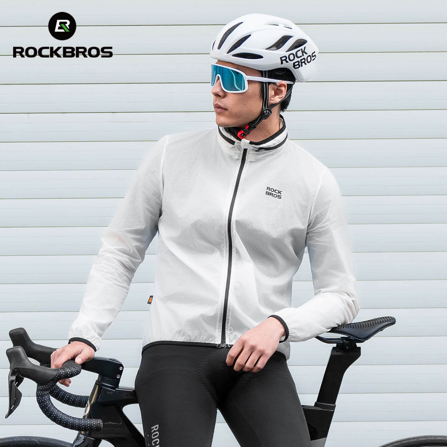 Leichte Fahrradjacke Nachleuchtend Faltbar Sommer Herren/Damen