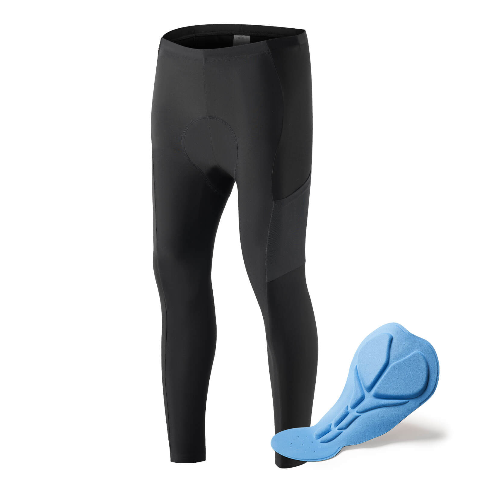 ROCKBROS Herren Fahrradhose Lang Gepolstert Elastisch Atmungsaktiv