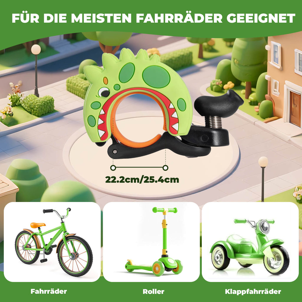 Kinder Fahrradklingel Laut für Lenker 22,2-25,4mm