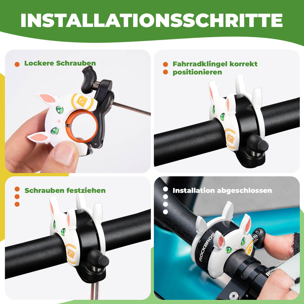 Kinder Fahrradklingel Laut für Lenker 22,2-25,4mm