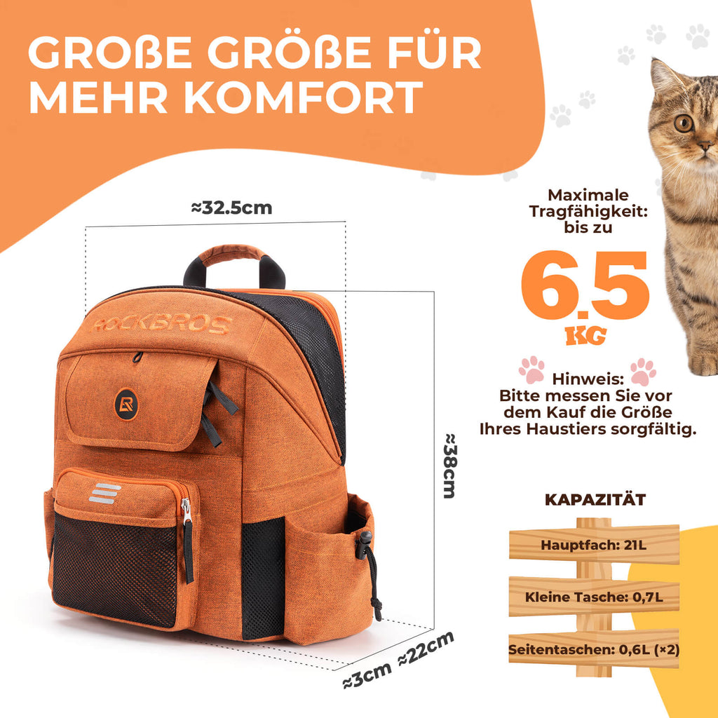 Lenkertasche Haustiertasche für Brompton/Klapprad 21 L