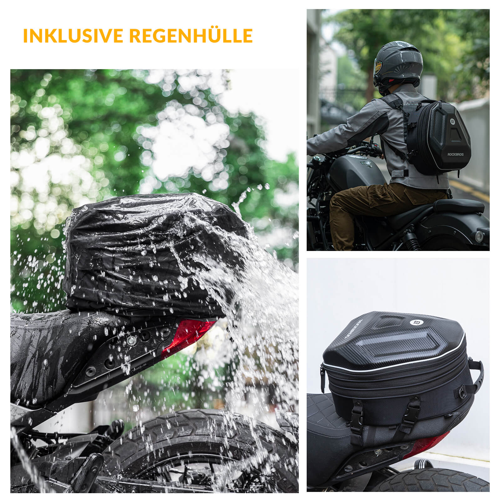 Motorradtasche Wasserdicht Gepäckträgertasche Hecktasche 20-35L