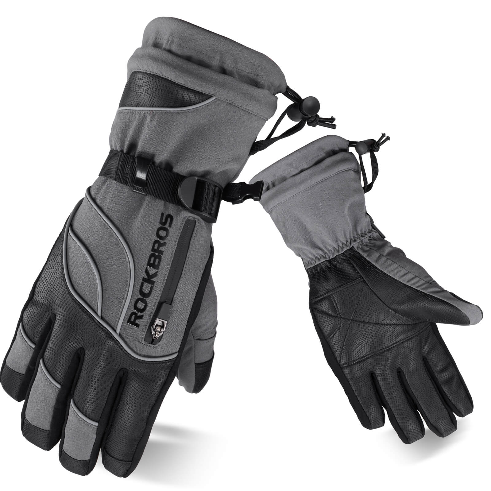 ROCKBROS Winter Handschuhe Warm Skihandschuhe Winddicht -20℃ M-XL