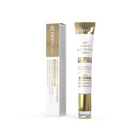Peptilux – Anti-Falten Augencreme „Shock Action“-Effekt mit LIPHASYN