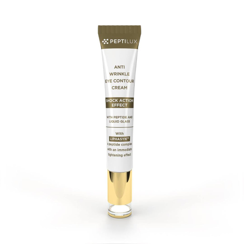 Peptilux – Anti-Falten Augencreme „Shock Action“-Effekt mit LIPHASYN