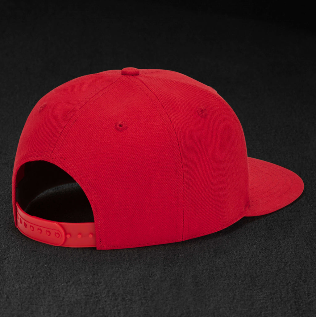 Snapback Cap - Red & Black