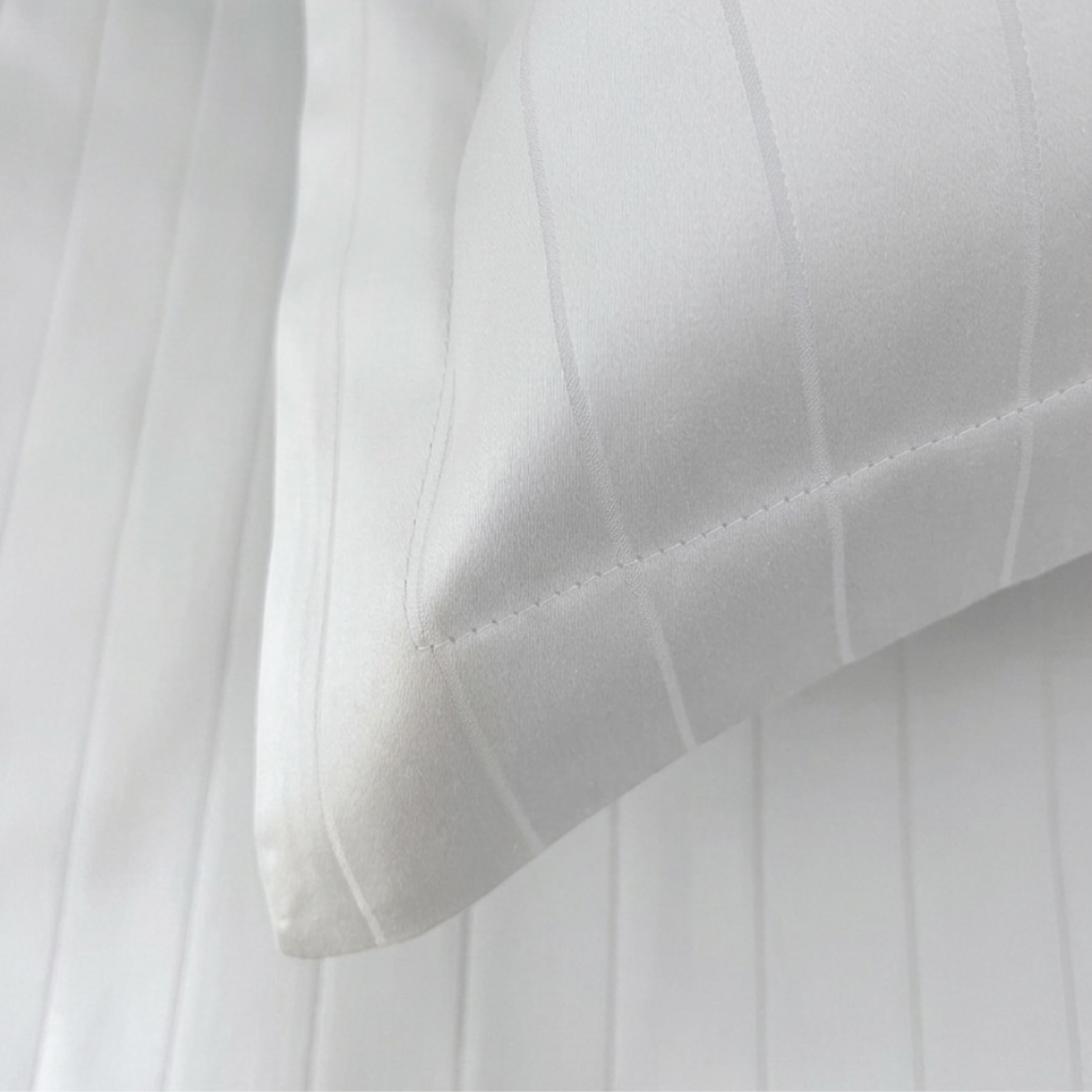Charm Baumwolle Satin 2-Kissenbezug Set