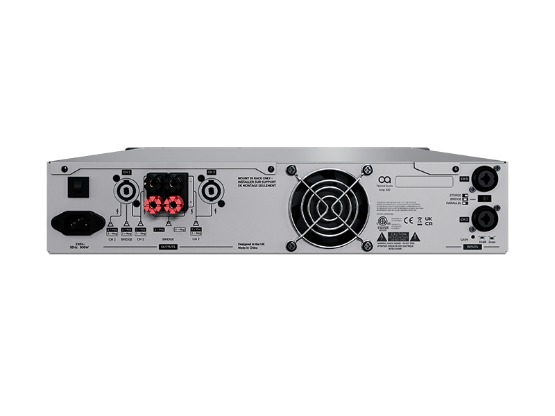 Optimal Audio Amp 200 – 2 x 700W Performance Power Amplifier