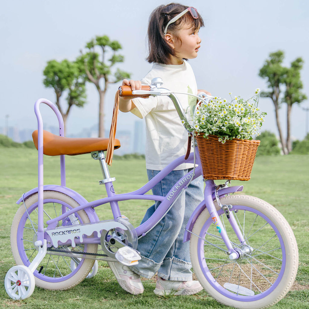 LEVO -16'' Kinderfahrrad mit Stützrädern