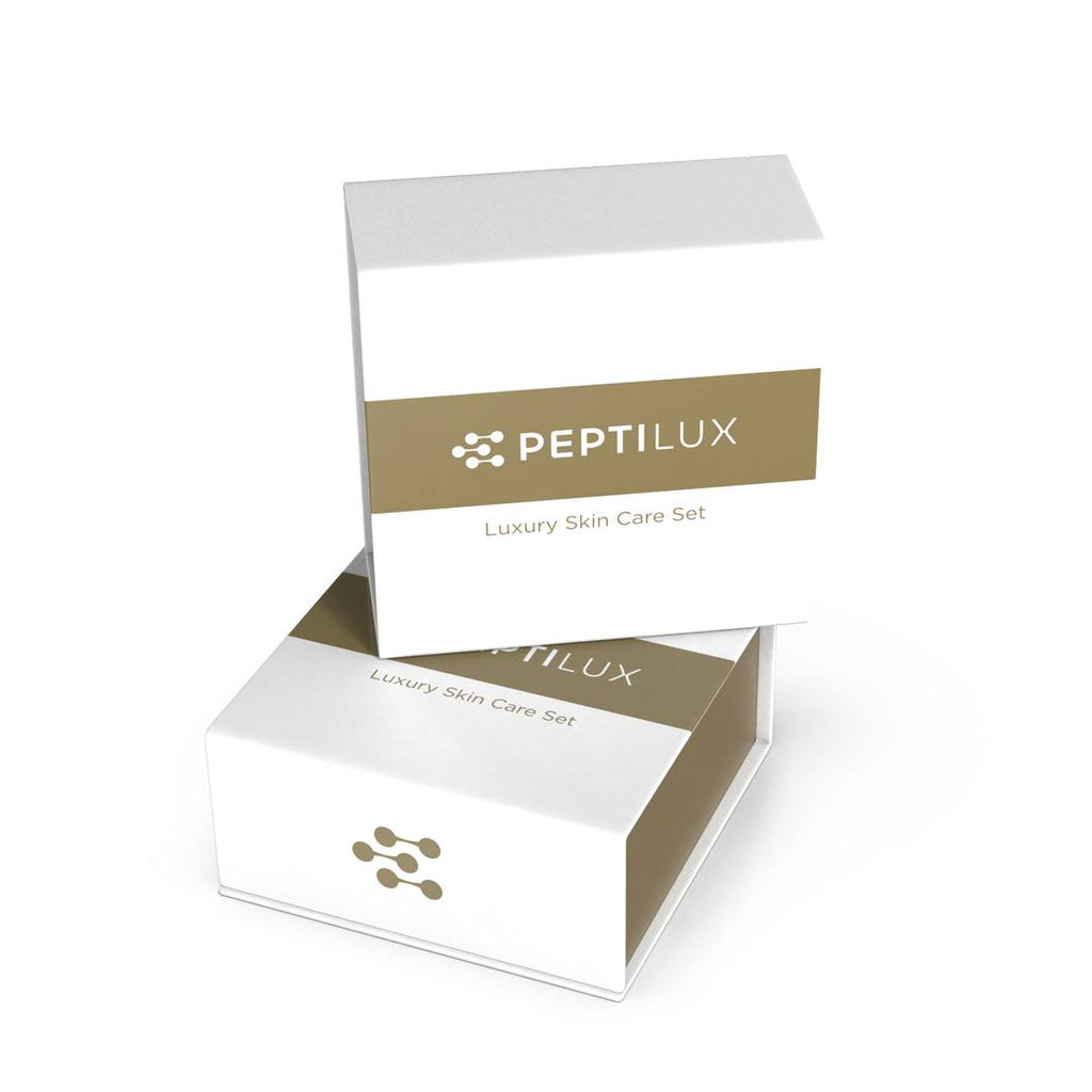 EXCITELUXURY Peptilux Luxury Skin Care Set in eleganter Verpackungsbox