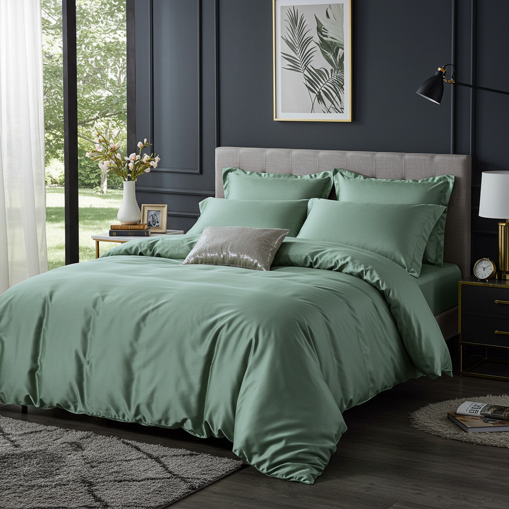 Charm Baumwolle Satin Bettlaken