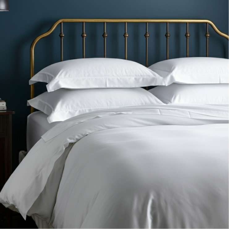 Grand Hotel Baumwolle Perkal Bettlaken