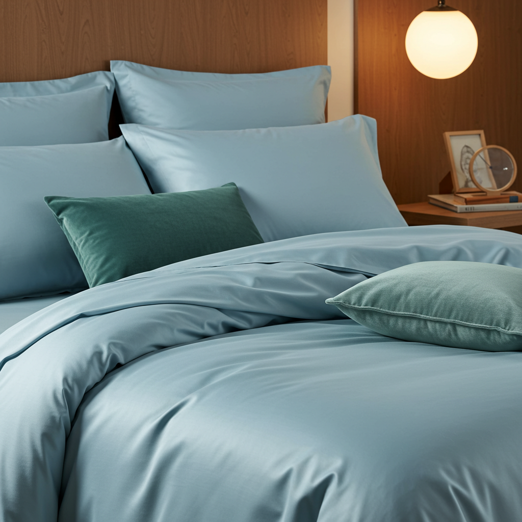 Luxe Baumwolle Satin Bettlaken