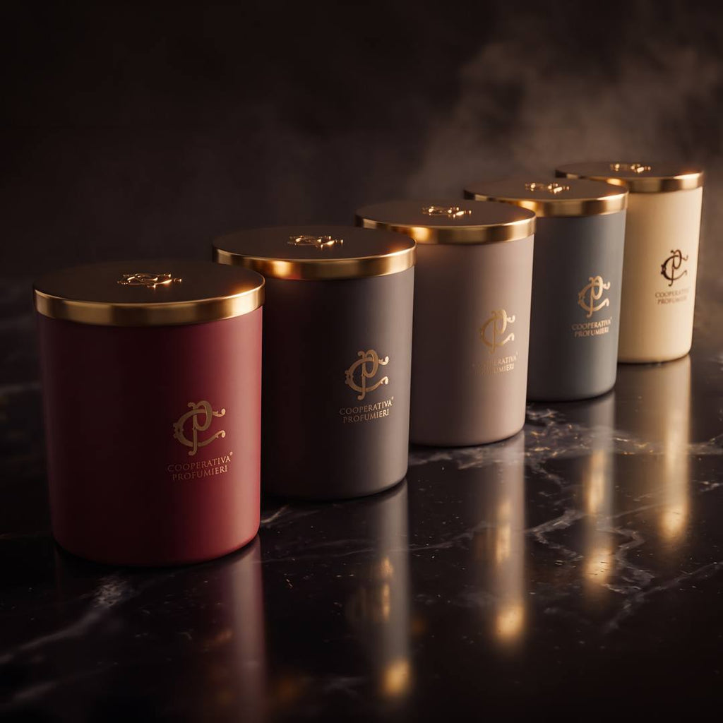 Kooperativa Profumieri Duftkerzen 5er-Set by Excite Luxury – Luxus Duftkerzen Kollektion