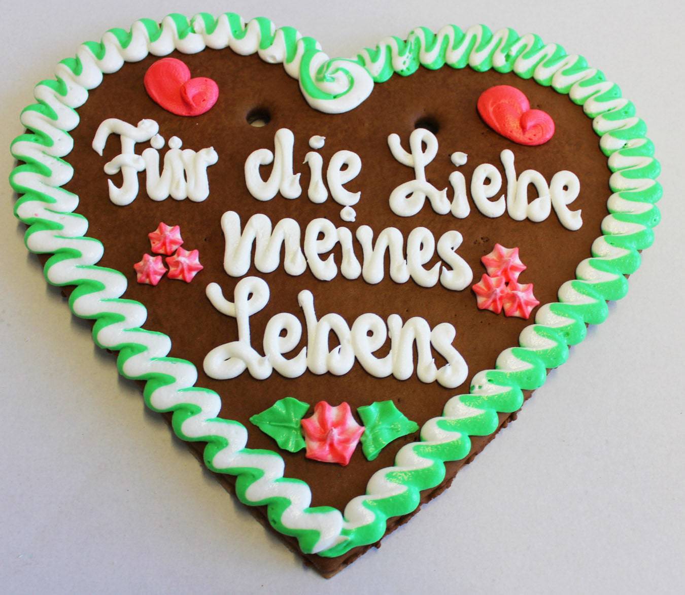 Lebkuchenherz Wunschtext 55 x 63 cm |Lebkuchenherzen-Fabrik