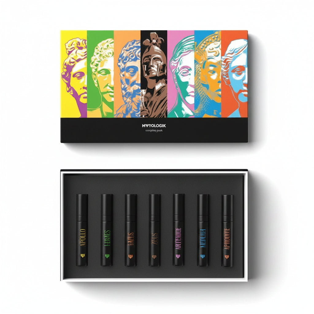 MYTOLOGIK Discovery Set – Alle Proben der Kollektion zum Testen.