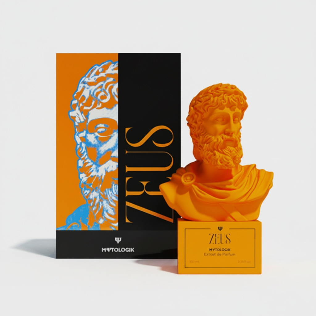 MΨTOLOGIK ZEUS Extrait de Parfum Herren 100ml – Luxus Nischenduft mit 30% Essenz – Kraftvolle Eleganz von MΨTOLOGIK