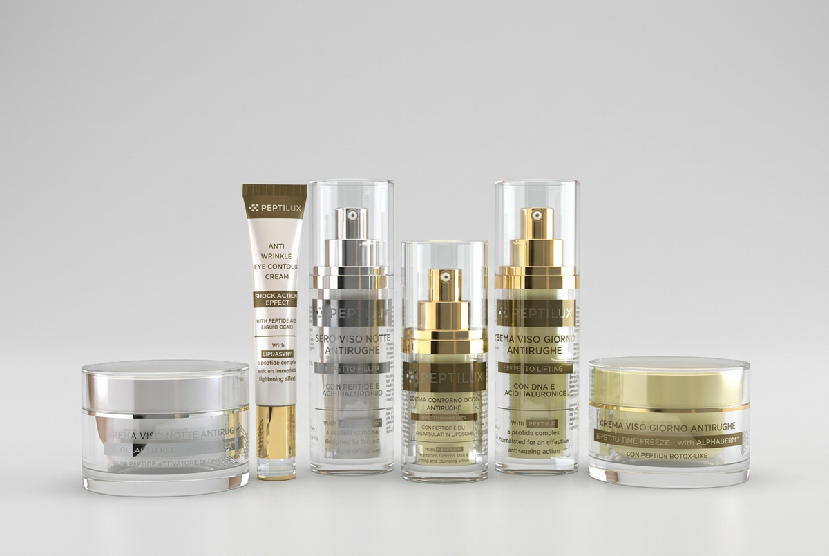 Peptilux Pflegeserie & Routine mit der Augencreme Shock Action im Produktset – EXCITELUXURY
